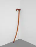 Mona Hatoum, Untitled (stick) (B. 79), 2011, Silicone multiple in the shape of a walking stick, contained in the original canvas-covered box