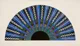 Miriam Schapiro, Carnival in Rio, 1982, Acrylic on board with fabric and bead collage, mounted to board support, framed
