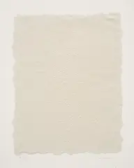 Mona Hatoum, Hand made paper, 2003, Pressed handmade paper, mounted to board (as issued)