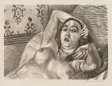 Henri Matisse, Le repos du modele (The Model Rests) (First State) (D. 416)