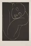 Henri Matisse, L'homme endormi (The Sleeping Man) (D. 771), 1936, Aquatint, on Arches paper, with full margins