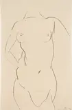 Henri Matisse, Torse de face (Torso from the Front) (D. 407)