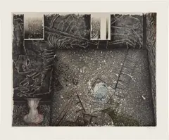 Untitled (U.L.A.E. 256) by Jasper Johns, 1992, Etching and aquatint in colors, on handmade Echizen Shiro-Torinoko paper, with full margins, sold Feb 2025