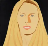 Alex Katz, Sarah, from Three Portraits Silkscreen Suite (S. 501), 2012, Screenprint in colors, on Rising Museum Board, the full sheet