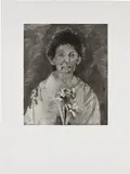 Jim Dine, Nancy Outside in July III (D'O. & F. 20), 1978, Etching and aquatint, on Rives BFK paper, with full margins