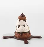 Claes Oldenburg, Profiterole (G. 1457, see A. & P. 216-217), 1989, Cast aluminium multiple hand-painted in colours