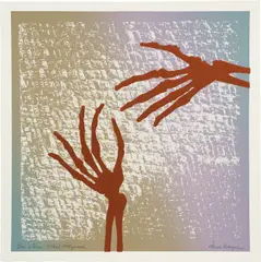 June Wayne, Ostend/Hollywood (T. 92-308), 1992, Lithograph in colors, on Rives BFK paper, with full margins