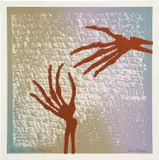 June Wayne, Ostend/Hollywood (T. 92-308), 1992, Lithograph in colors, on Rives BFK paper, with full margins