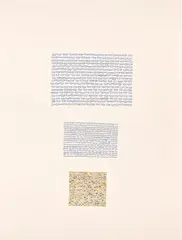 Ellen Gallagher, Untitled, 1997, Lithograph in colors, on Rives BFK paper, with full margins