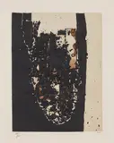 Alberto Burri, Combustione (Combustion) (S. & C. p. 27), 1963-64, Etching and aquatint in colors, on Fabriano Rosapina paper, with full margins