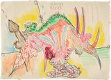 Carroll Dunham, Untitled (7/31-8/1/89)