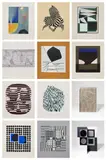 Victor Vasarely, Le discours de la méthode (The Discourse on Method): 12 works, 1969, The set of 12 works comprising eight screenprints in colors and two lithographs in colors, on Rives BFK and light-weight card paper, with full margins and the full sheets, one screenprinted Plexiglas multiple and one screenprinted aluminum multiple, with text Le discours de la méthode by René Descartes, all contained in the original grey paper-covered portfolio, lacking four lithographs, six screenprints and two collages