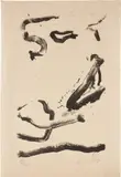 Willem de Kooning, Love to Wakako (G. 18), 1970, Lithograph, on laid Japan paper, with full margins