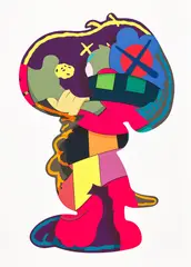 ISOLATION TOWER by Kaws, 2016, Monumental screenprint in colors, on Saunders Waterford paper, with full margins, sold Feb 2025