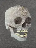 Damien Hirst, For the Love of God, Laugh, 2007, Screenprint in colors, with glazes and diamond dust, on wove paper, the full sheet