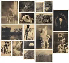 Hans-Peter Feldmann, Sonntagsbilder (Sunday Pictures): 16 plates, 1976, 16 offset lithographs, on thin wove paper, with full margins, all framed