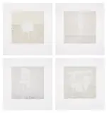Ed Ruscha, Blank Signs, 2004, The complete set of four etchings with aquatint in colors, on Magnani Pescia paper, with full margins, with title page and colophon,