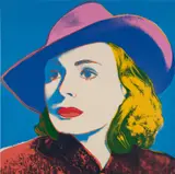 With Hat, from Ingrid Bergman (F. & S. 315) by Andy Warhol, 1983, Screenprint in colors, on Lenox Museum Board, the full sheet, sold Apr 2025