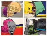 Skulls (F. & S. 157-160) by Andy Warhol, 1976, The complete set of four screenprints in colors, on Strathmore Bristol paper, the full sheets, sold Apr 2025