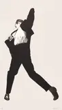 Robert Longo, Eric, from Men in the Cities, 1999, Lithograph, on Arches paper, with full margins