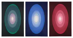 James Turrell, Suite from Aten Reign, 2014, The complete set of three etching and aquatints in colors, on Hahnemühle Copperplate paper, the full sheets