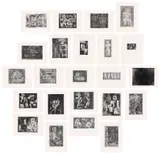 Louise Nevelson, Untitled Suite: 23 plates (B. 1, 2, 4-9, 12-20, 22-23, 25, 27-28 & 30)