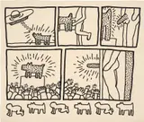 Keith Haring, The Blueprint Drawings: plate 13 (L. p. 181)