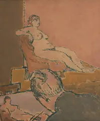 Ruskin Spear, The Life Class, oil on board