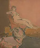 Ruskin Spear, The Life Class, oil on board