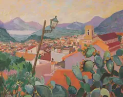Olwen Tarrant, The Lamp on the Hill, oil on canvas