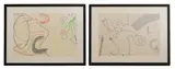 Trevor Bell, Two abstract drawings