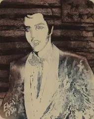 David Oxtoby, Elvis the Boy King, aquatint in colours