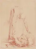 Charles Haslewood Shannon, Caresses, lithograph