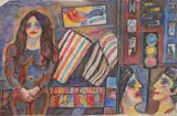 Michael Rothenstein, Traffic Light, circa 1983, watercolour
