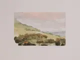 Hm King Charles, Wensleydale from Moorcock, lithograph in colours