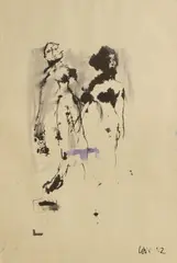 Whitney McVeigh, Duality, ink and wash
