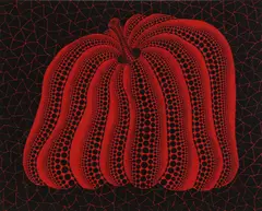 Yayoi Kusama, Pumpkin' (Red), 2011, lithograph in colours