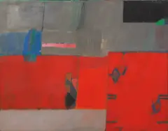 Victoria Achache, The Red Carpet, oil on canvas