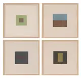 Duncan Bullen, A group of four monoprints in colours from the Isola Suite, each signed 'Ducan Bullen' and dated in pencil l.r.