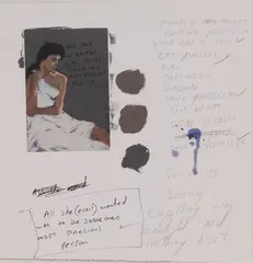 Study for 'All She Wanted by The Connor Brothers, 2019, acrylic and collage, sold Jul 2026
