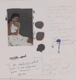 The Connor Brothers, Study for 'All She Wanted, 2019, acrylic and collage