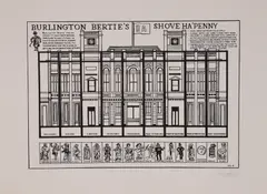 Adam Dant, Burlington Bertie's Shove Ha'penny, screenprint