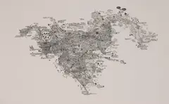 Stephen Walter, Greenwich, archival inkjet and screenprint
