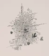Stephen Walter, Shoreditch, archival digital inkjet print with pearlised screenprint