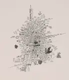 Stephen Walter, Shoreditch, archival digital inkjet print with pearlised screenprint