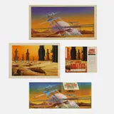 Gordon Charles Davies, circa 1978 and 1994, watercolour and gouache on artist's board and paper