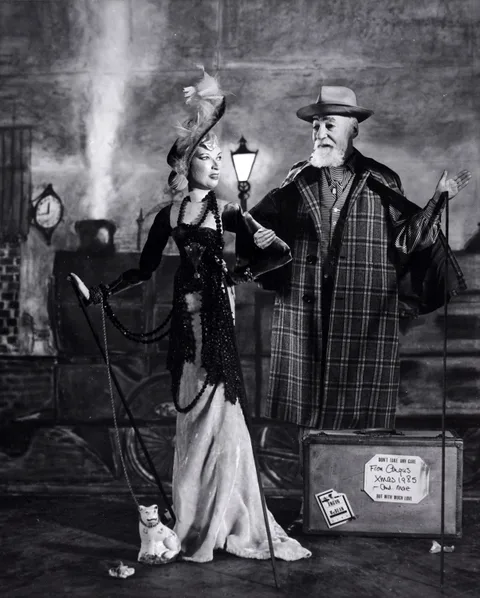 Angus McBean, Xmas 1985, silver gelatin print