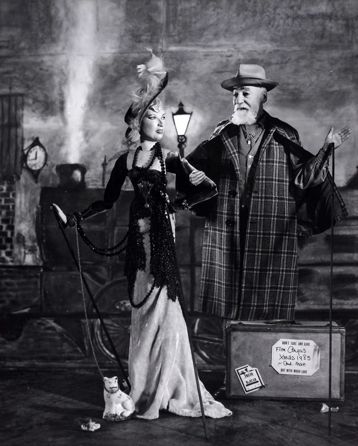 Angus McBean, Xmas 1985, silver gelatin print
