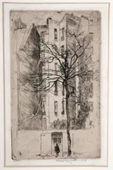 Ernest Stephen Lumsden, Man by a tree in the street