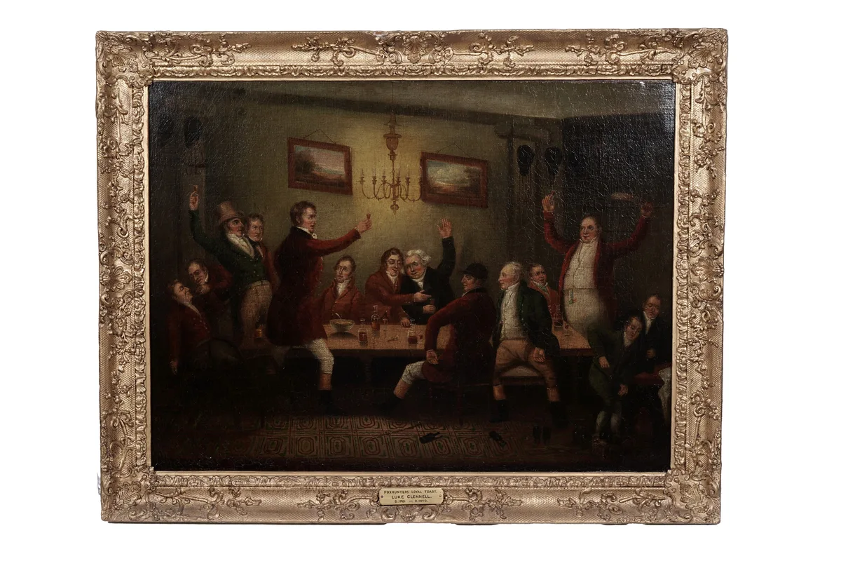 Luke Clennell, Foxhunters Loyal Toast, oil on canvas